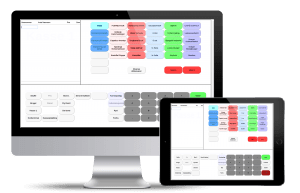 Online kassesystem computer tablet